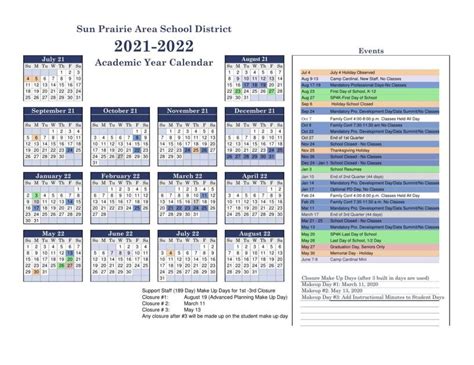 Gusd Calendar 2022 23
